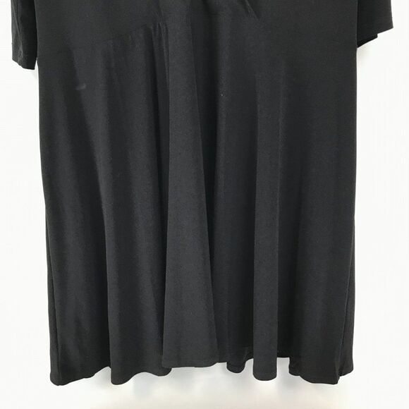 Lane Bryant Faux Wrap Dress Women's Plus Size 14/16W Halter Neck Stretch Knit - Picture 3 of 10